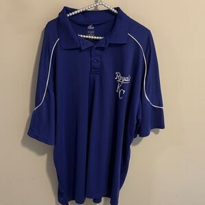 Majestic Kansas City royals polo size 2XT